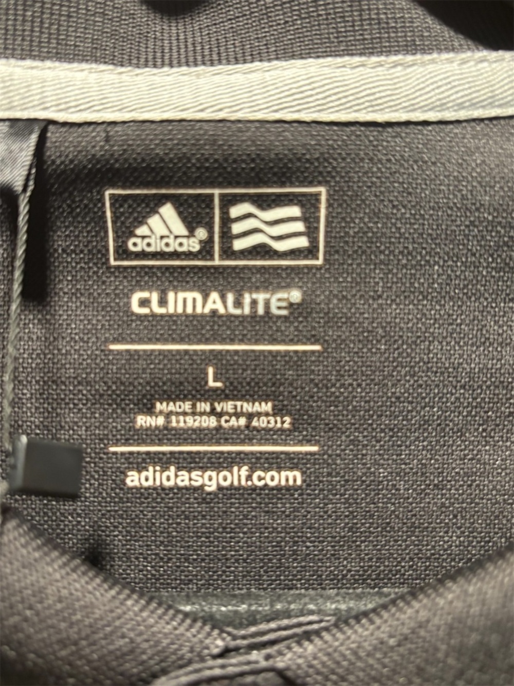 NWT Adidas 76ers Men’s Black Golf Polo Large - Picture 6 of 7